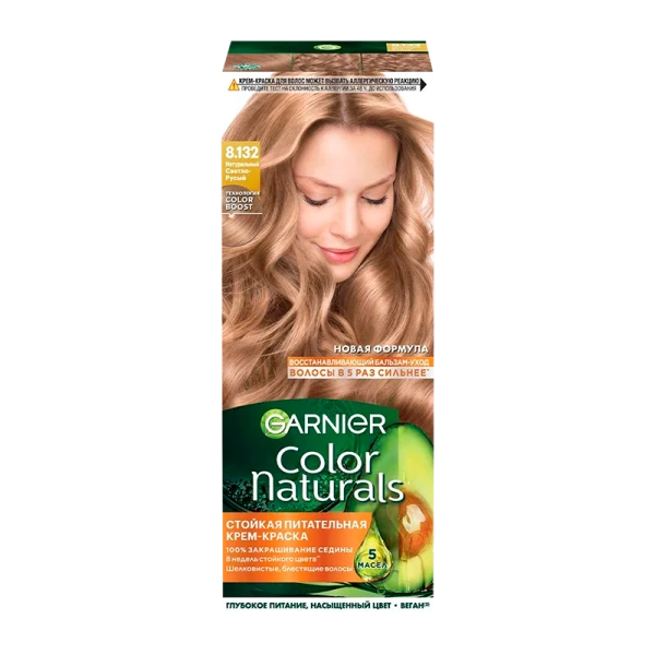 Краска для волос GARNIER Color Naturals 110мл 8.132 Натур. светло-русый (1/12)
