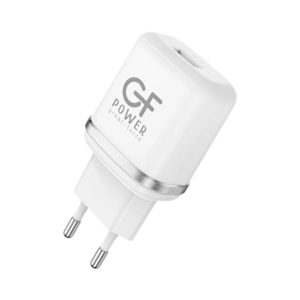 Сетевое З/У GFPower GF22 1USB 3.0A QC3.0 белый (65/260)