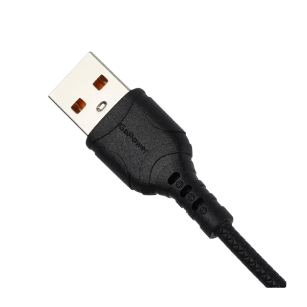 *Кабель GoPower GP05-3-1 USB (m)-2хType-C/Lightning/microUSB (m) черный (1/200/800) 