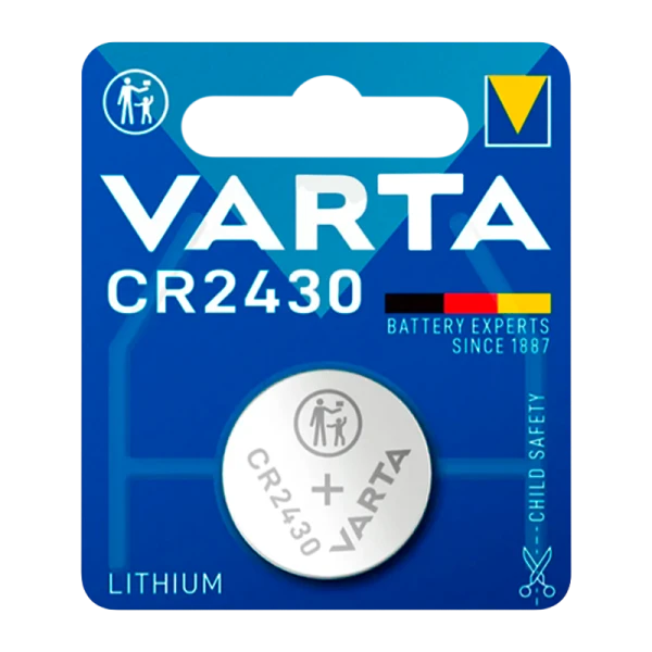 Батарейка Varta ELECTRONICS CR2430 BL1 Lithium 3V (6430) (1/10/100)