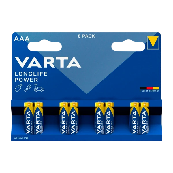 Батарейка Varta LONGLIFE LR03 AAA BL8 Alkaline 1.5V (4103) (8/160)
