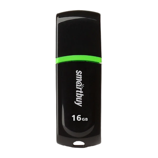 Флеш-накопитель Smartbuy Paean 16GB USB2.0 пластик черный