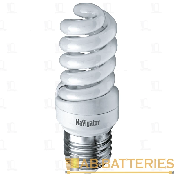 Лампа энергосберегающая Navigator SF10 E27 11W 2700К 220-240V спираль (1/12/108)