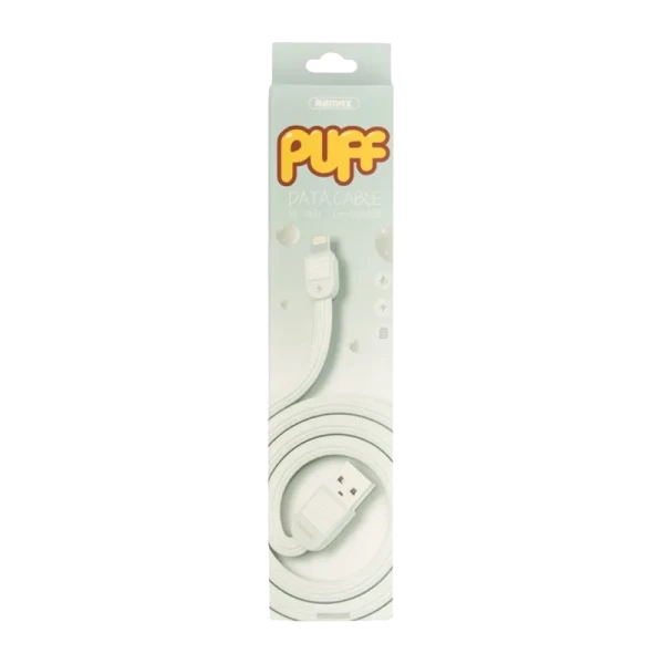 USB кабель REMAX Puff (IPhone 5/6/7/SE) RC-045I, Белый, (36)