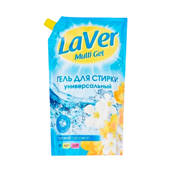 Гель для стирки LaVer Мульти 1л дой-пак (1/6/90)