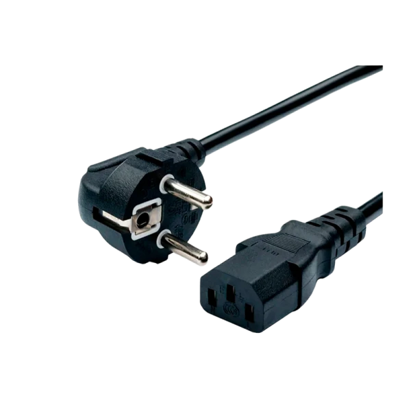 Кабель питания Atcom AT10118 евровилка-C14 (f) 1.8м ПВХ черный (1/10/100)
