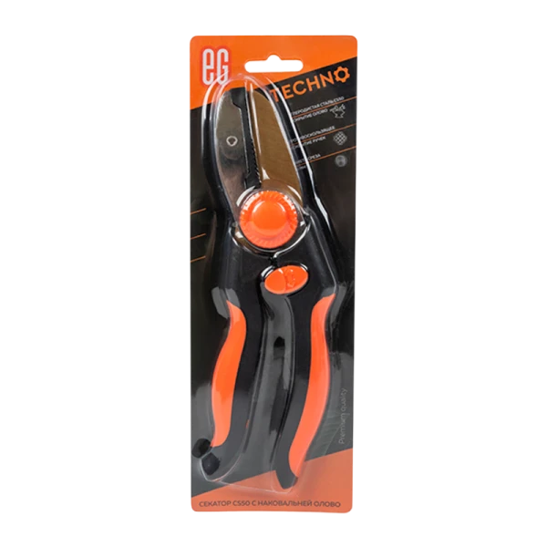ЕГ Techno Секатор CS50 с наковальней покр олово TPR (1/12/60)