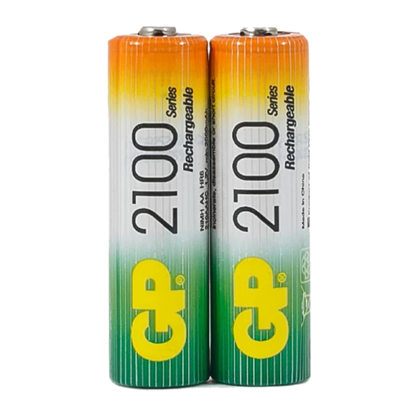 Аккумулятор бытовой GP HR6 AA BL2 NI-MH 2100mAh в пластиковой упаковке (2/20/200)