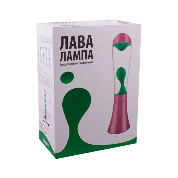 Светильник настольный Старт ЛАВА-лампа 25W 220V E14 на основании сенс. зеленый (1/6)