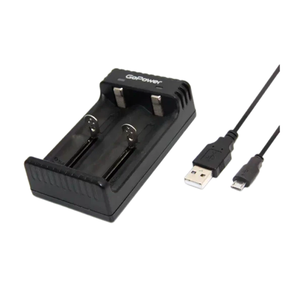 З/У для аккумуляторов GoPower LiCharger 4 Ni-MH/Ni-Cd/Li-ion/IMR 2 слота (1/100)