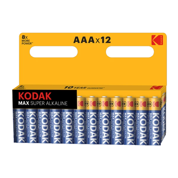 Батарейка Kodak MAX LR03 AAA BL12 Alkaline 1.5V (12/120/720/34560)