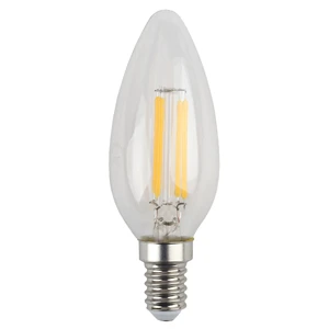 Лампа светодиодная филамент ЭРА B35 E14 5W 4000К 170-265V свеча (1/25/50)