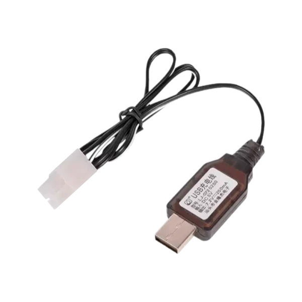 Зарядное устройство USB-7.2VTB тамия большая, 250мА, для сборок 7.2В