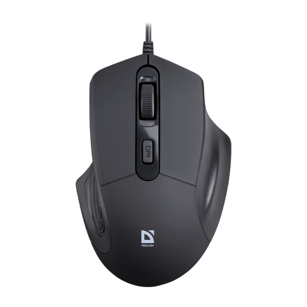 Мышь проводная Defender MB-347 Datum классическая USB черный (1/40)