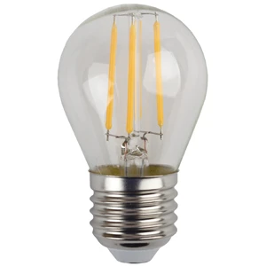 Лампа светодиодная филамент ЭРА P45 E27 5W 4000К 170-265V шар (1/25/50)