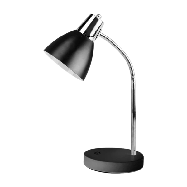 Светильник настольный Camelion KD-359 40W 230V E27 на основании черный (1/12)