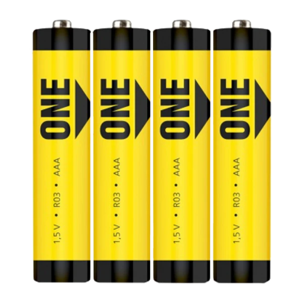 Батарейка Smartbuy ONE ECO R03 AAA Shrink 4 Heavy Duty 1.5V (4/60/600)