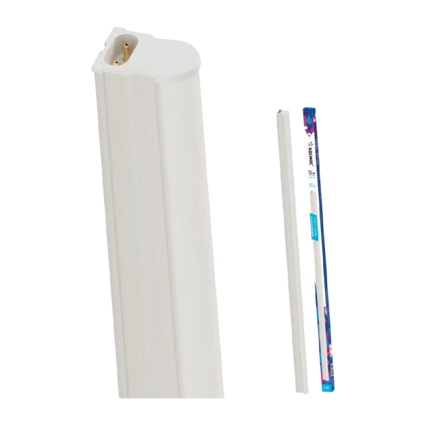 Светильник светодиодный Космос DBO_12W4K линейный 12W 220V Т5 настенный/потолочный 858мм (1/30)