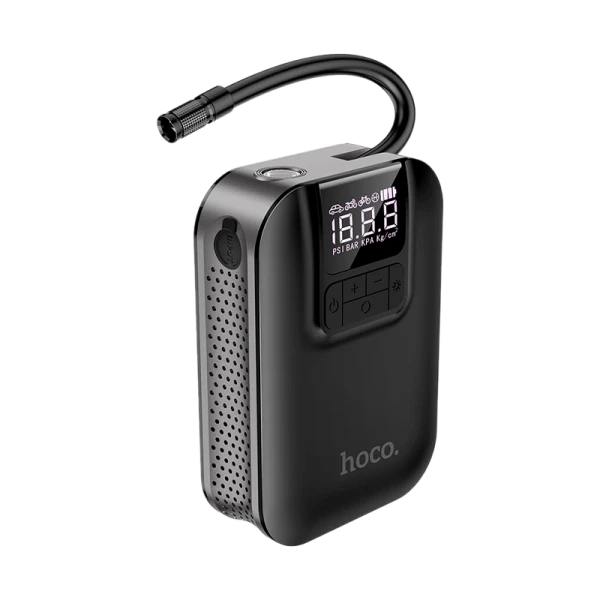 Автомобильный компрессор HOCO S53 Breeze черный (1/30)