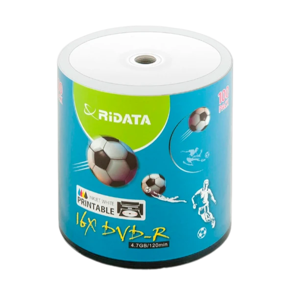 Диск DVD-R RIDATA 4.7GB 16x Shrink 100 (100/600)