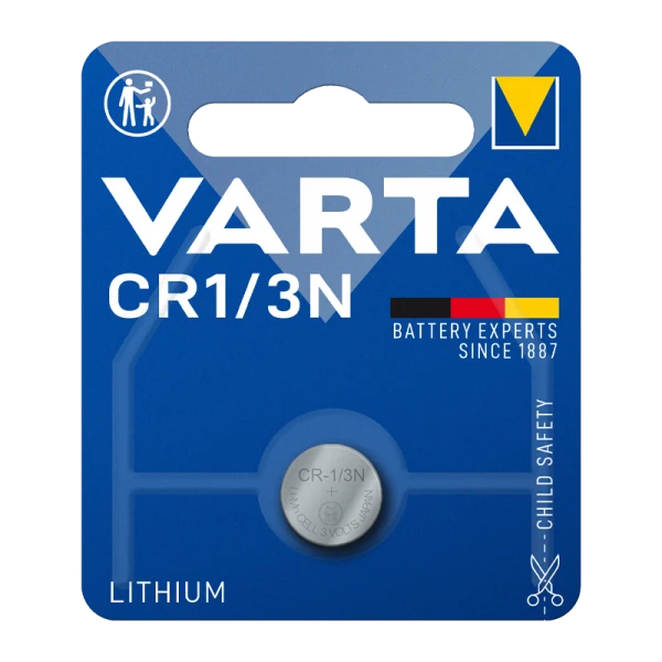 Батарейка Varta ELECTRONICS CR1/3N BL1 Lithium 3V (6131) (1/10/100)