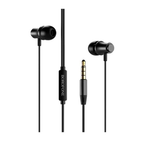Наушники внутриканальные Borofone BM29 с микр. черный (1/76/304)
