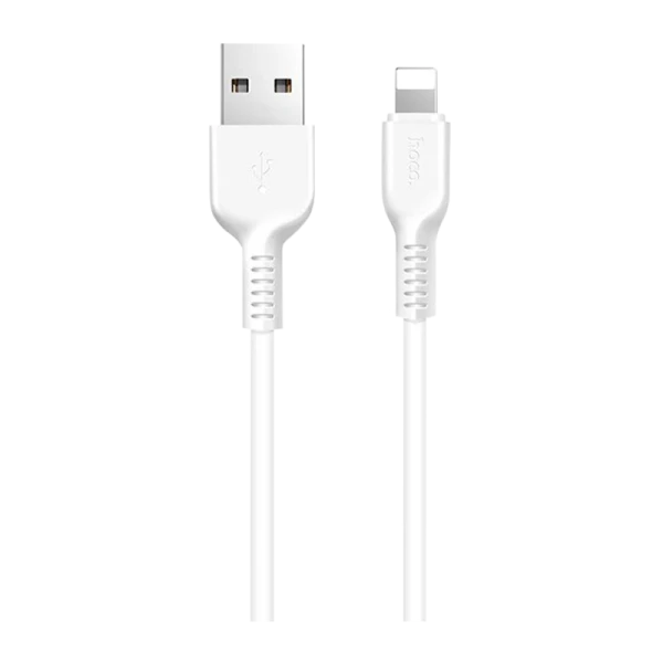 Кабель HOCO X20 USB (m)-Lightning (m) 2.0м 2.0A ПВХ белый (1/30/300)