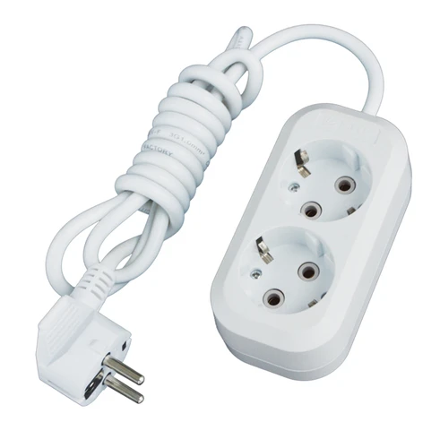 Удлинитель ЭРА UX 2р.С/З 10A 5.0м белый