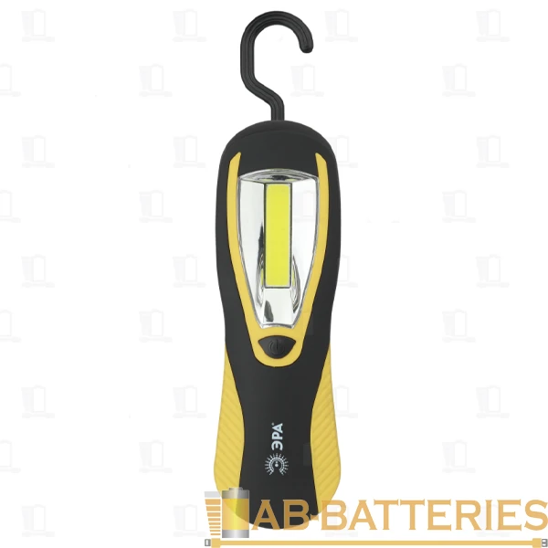 Фонарь универсальный ЭРА RB-701 Практик 5W COB от батареек черный желтый (1/8)