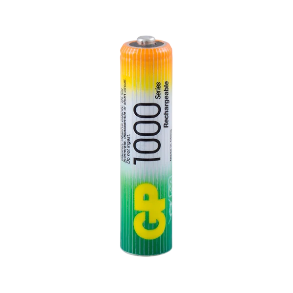 Аккумулятор бытовой GP HR03 AAA BL4 NI-MH 1000mAh в пластиковой упаковке (4/40/400)