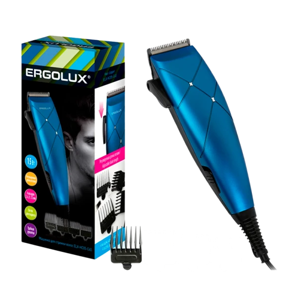 Машинка для стрижки Ergolux ELX-HC05-C45 черный