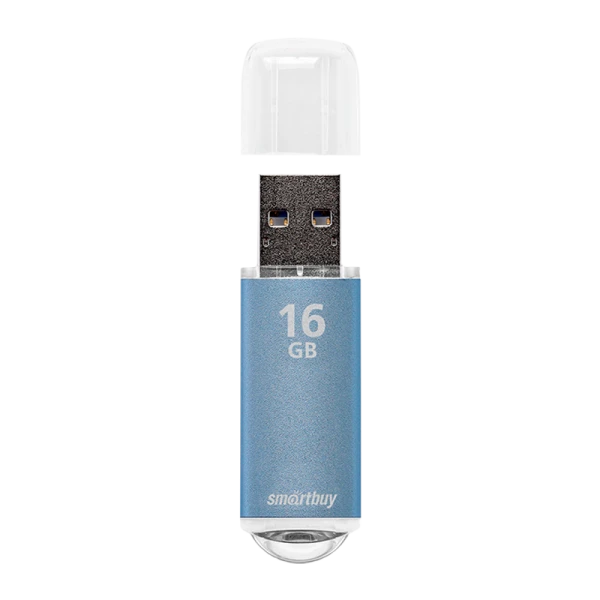 Флеш-накопитель Smartbuy V-Cut 16GB USB2.0 пластик синий