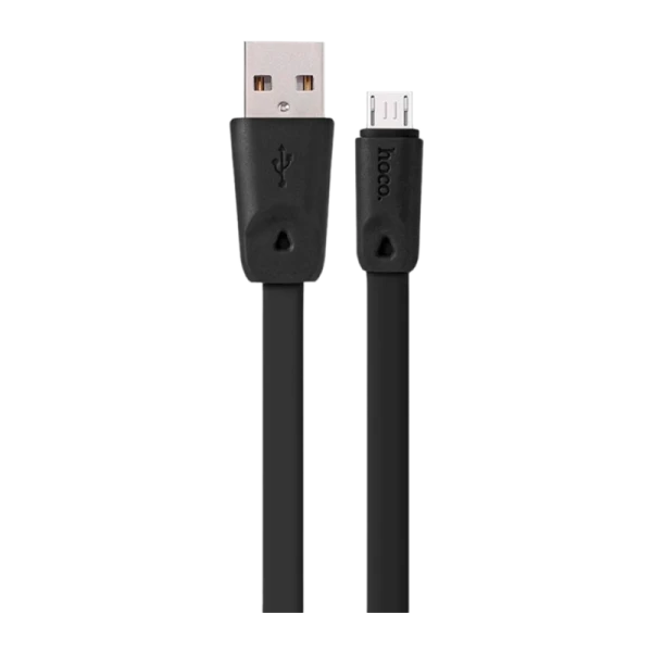 Кабель HOCO X9 USB (m)-microUSB (m) 1.0м 2.0A силикон черный (1/30/300)