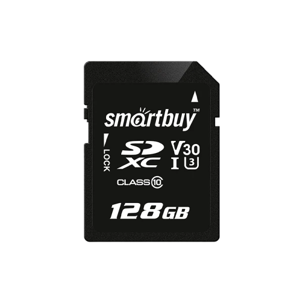Карта памяти SD Smartbuy 128GB Class10 UHS-I (U1) 45 МБ/сек