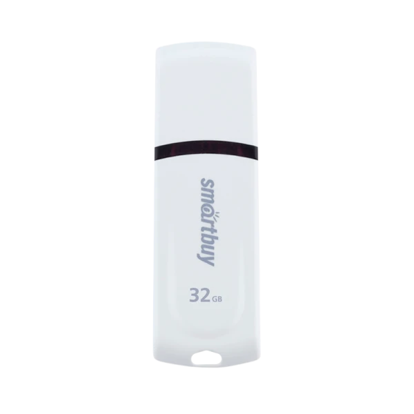 Флеш-накопитель Smartbuy Paean 32GB USB2.0 пластик белый