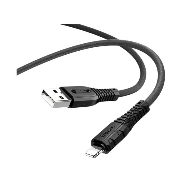 Кабель HOCO X67 Lightning (m)-Type-C (m) 1.0м 3.0A 20W силикон черный (1/31/310)