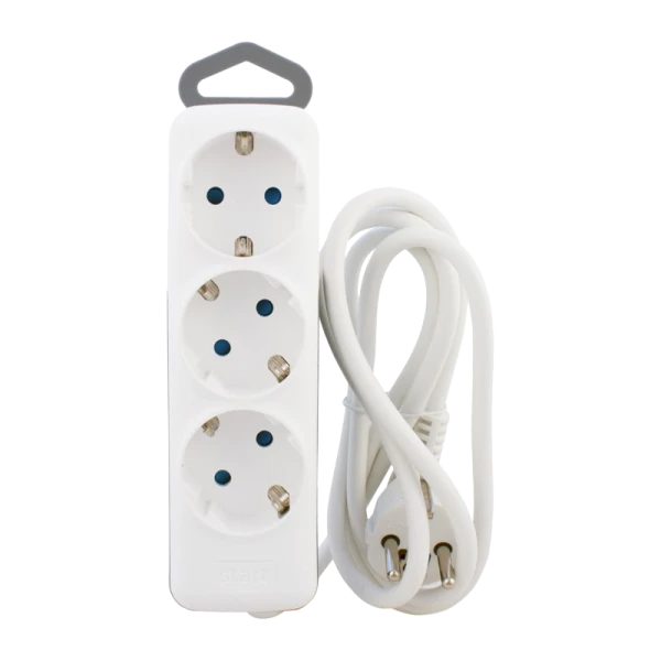 Удлинитель Старт S Comfort 3р.С/З 16A 3.0м ПВС IP20 с защитой от детей белый (1/20)