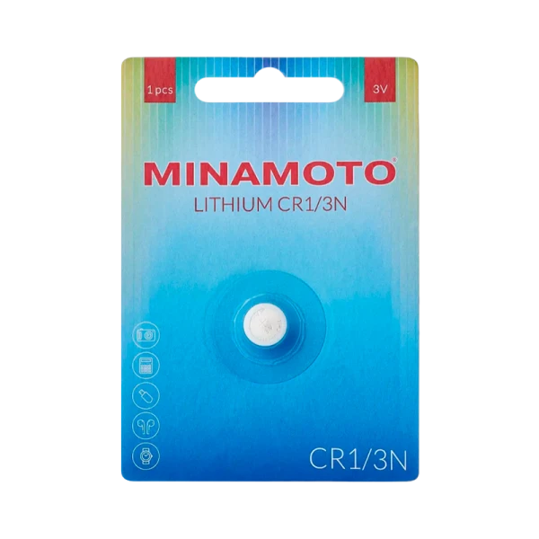 Батарейка Minamoto CR1/3N BL1 Lithium 3V (20/360)