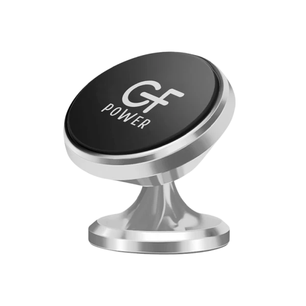 Держатель автомобильный GFPower CH-06 клеевая основа поворотный магнит серебряный (1/200)