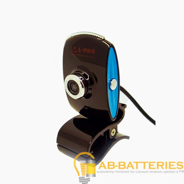 Веб-камера L-PRO 922/1400 CMOS 640x480 0.3Мп USB черный синий (1/20)