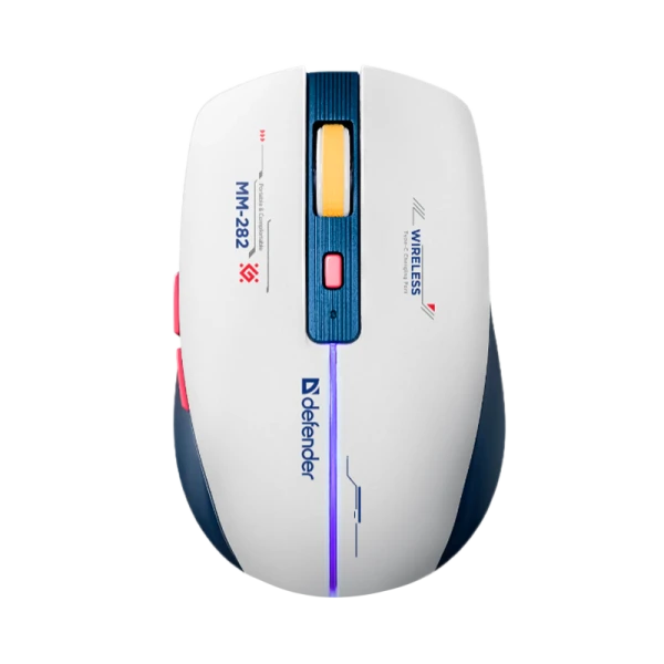 Мышь беспроводная Defender MM-282 DILA игровая USB белый (1/100)