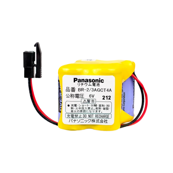 Элемент питания Panasonic BR-2/3AGCT4A-Black 6V, Lithium, с разъемом FANUC A98L-0031-0025