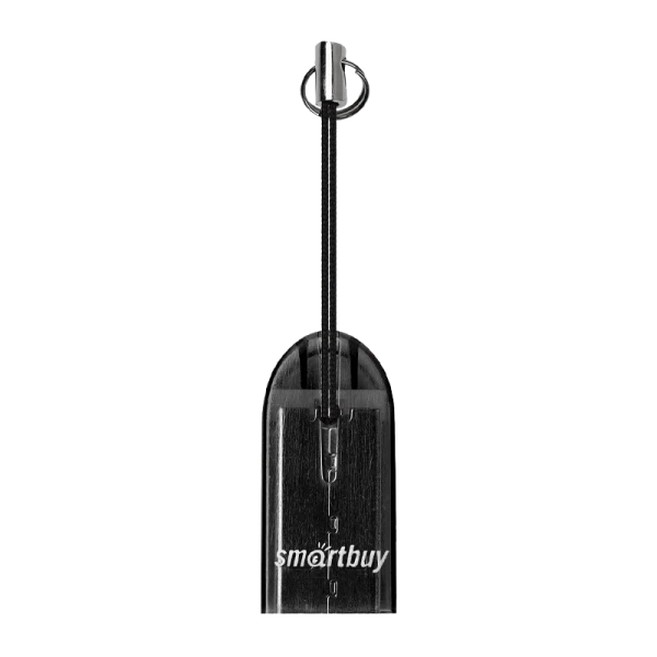 Картридер Smartbuy 710 USB2.0 microSD черный (1/20)