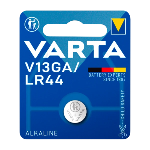 Батарейка Varta ELECTRONICS G13/LR1154/LR44/357A/A76 BL1 Alkaline 1.5V (4276) (1/10/100)