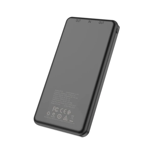 Внешний аккумулятор Borofone BT28 10000mAh 2.0A 2USB черный (1/37)
