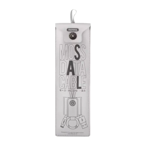 USB кабель REMAX Moss (IPhone 5/6/7/SE) RC-079i Серебро