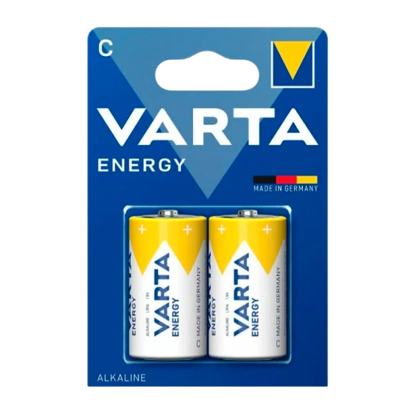 Батарейка Varta ENERGY LR14 C BL2 Alkaline 1.5V (4114) (2/20/200)