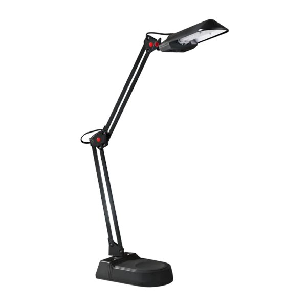 Светильник настольный Camelion KD-017A 11W 230V 2G7 на основании +лампа черный (1/6)