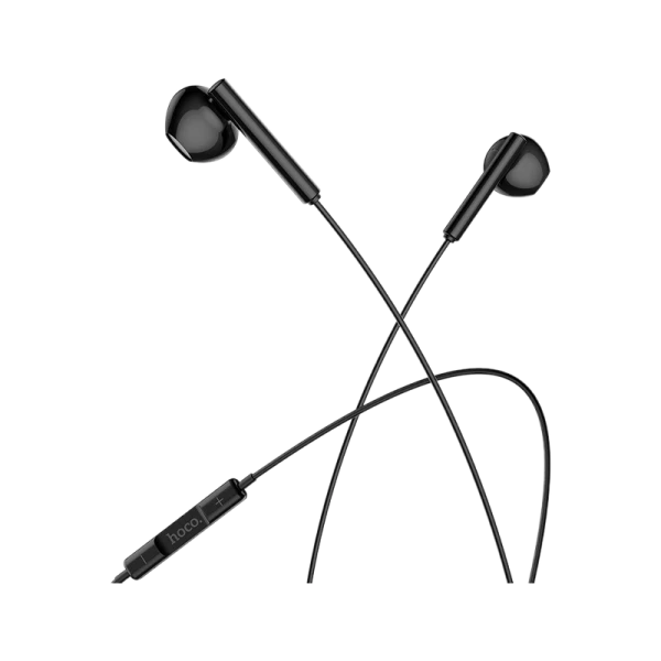 Наушники вставные HOCO M65 с микр. Type-C (m) черный (1/20/120)