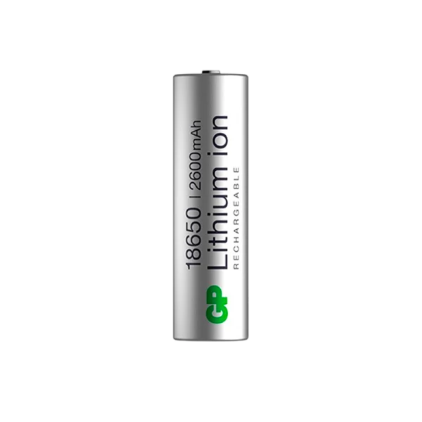 Аккумулятор Li-ion GP 18650 Shrink 1 2600mAh без защиты (1/24)
